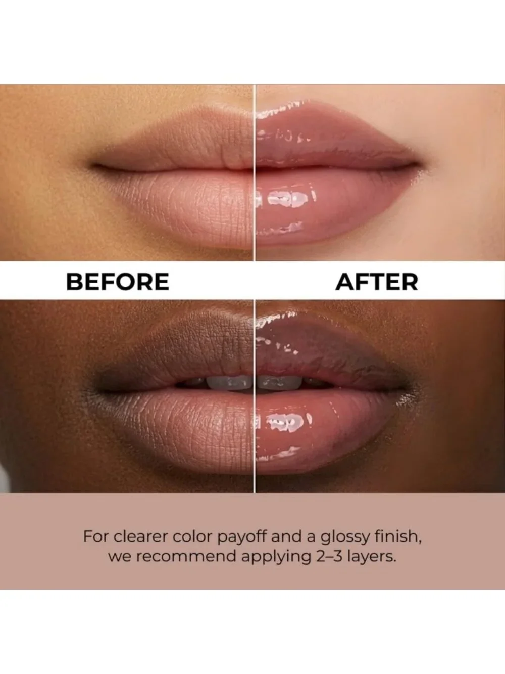 Caramel Glaze Lip Tint | K-Beauty High-Gloss, Full-Coverage, Non-Sticky Shine
